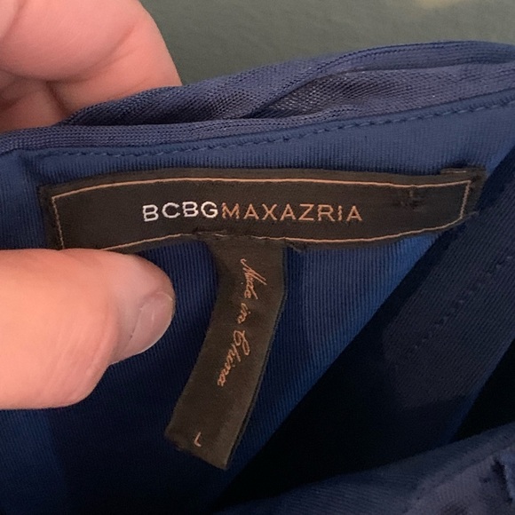 BCBG Max Azria Tulip Hem One Shoulder Dress - Picture 5 of 8